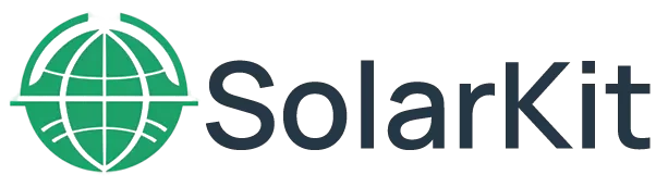 Logo of SolarCity, featuring a stylized green and white globe with the company name and a micro inverter.