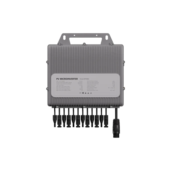 Pv micro inverter with multiple connection points.